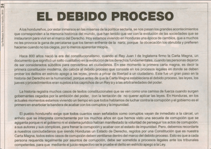 El Debido Proceso